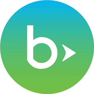 b logo
